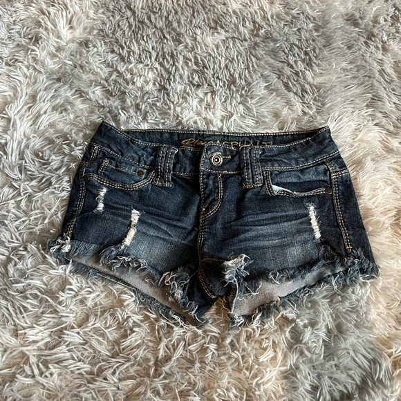 Blue Asphalt Pants - Blue Asphalt dark wash cut off short